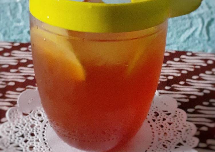 makanan Iced Lemon Tea Jadi, Enak Banget