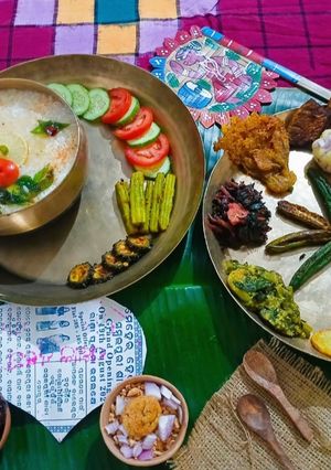 A picture of Chunka Dahi Pakhala.