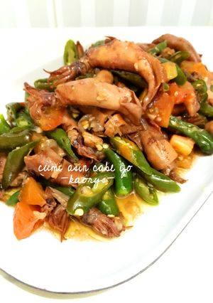 Foto resep Cumi Asin Cabe Ijo