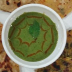 Green chutney A picture of Green chutney.