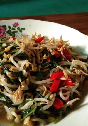 Foto resep Tumis kangkung tauge