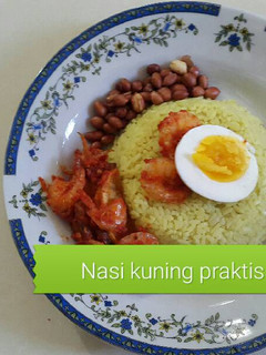 Foto resep Nasi kuning praktis
