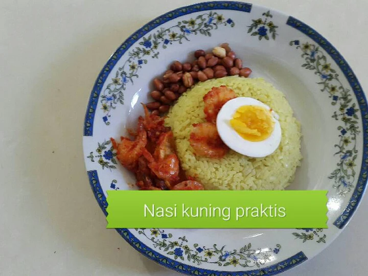 Cara Simple Menyiapkan Resep  Nasi kuning praktis yang Menggugah Selera, Lezat Sekali