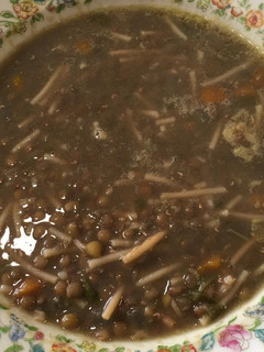 Una foto de Minestrone de lentejas