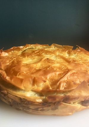 A picture of Spinach & Feta Filo Pie (Zelyanitsa).