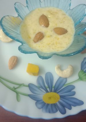 A picture of Gulshela(Pumpkin kheer).