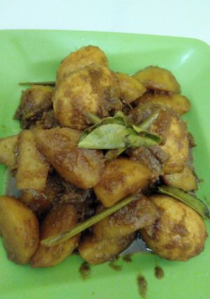 Foto resep Semur telur kentang