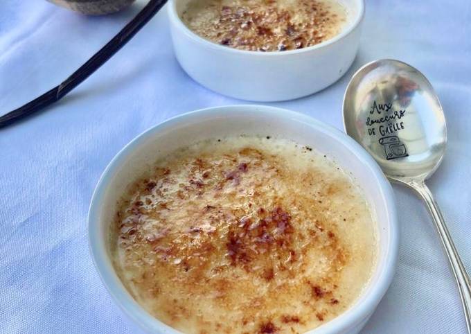 Crème brûlée coco vegan