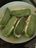 Calabacitas rellenas vegetarianas