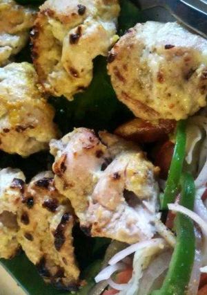 A picture of Chicken Malai Tikka.