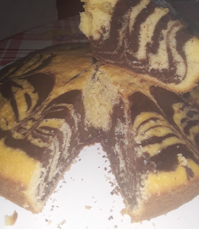 Una foto de Torta marmolada