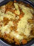 Spaghetti and Rigatoni panggang
