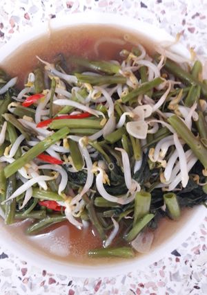 Foto resep Cah kangkung toge saori