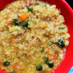 A picture of Namkeen Daliya Halwa.