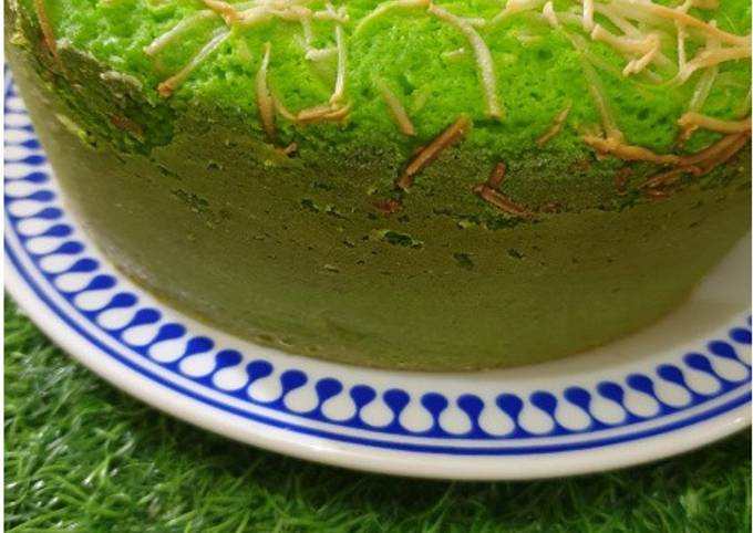 Bolu pandan panggang (no oven)