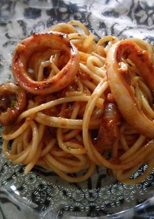 Foto resep Calamari Spaghetti