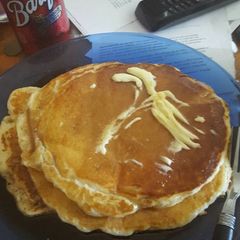 A picture of Homemade pancakes.