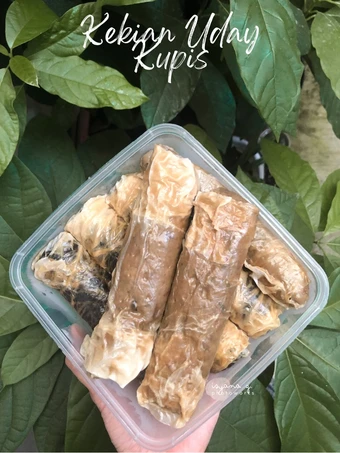 Cara Simple Membikin Resep  Kekian Udang Ayam Kulit Pisang (Gluten Free) yang Lezat, Lezat