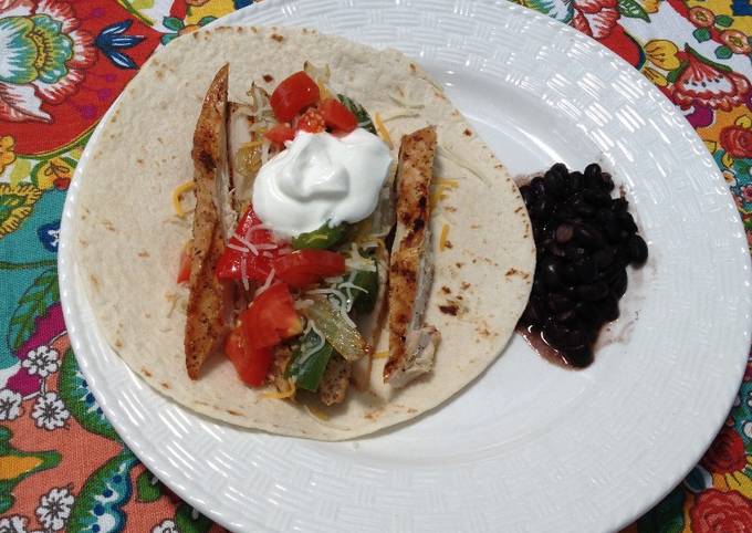 Grilled Chicken Fajitas