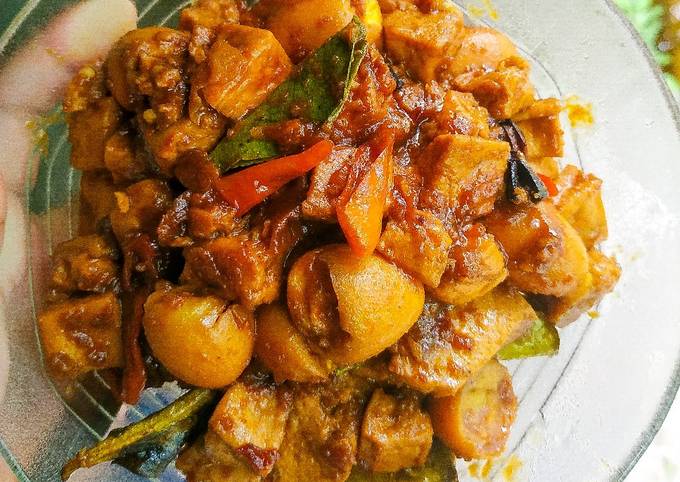 Semur Tahu Telur Puyuh