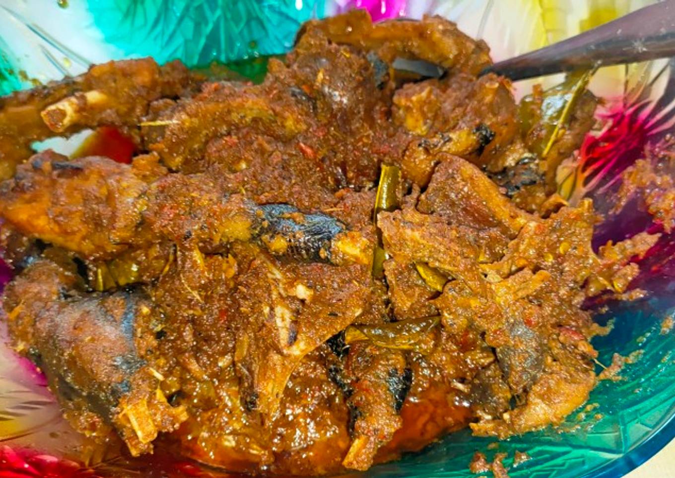 Rendang bebek ala ibuk uwienk, tampilan boleh jelek ya bund 😀