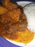 Fricasé de cerdo a la semilla de calabaza
