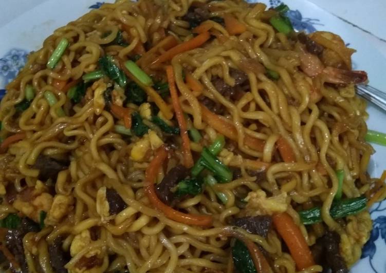 Resep Mie Goreng Beef Teriyaki, Enak