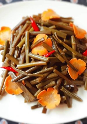Hình của món Dưa rau muống đồng.
