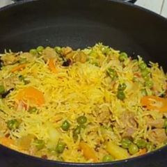A picture of Mix vegetable pulao.