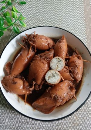 Foto resep Semur Cumi Bunting Isi Tahu Telur