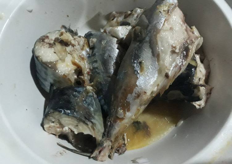 Boiled titus fish