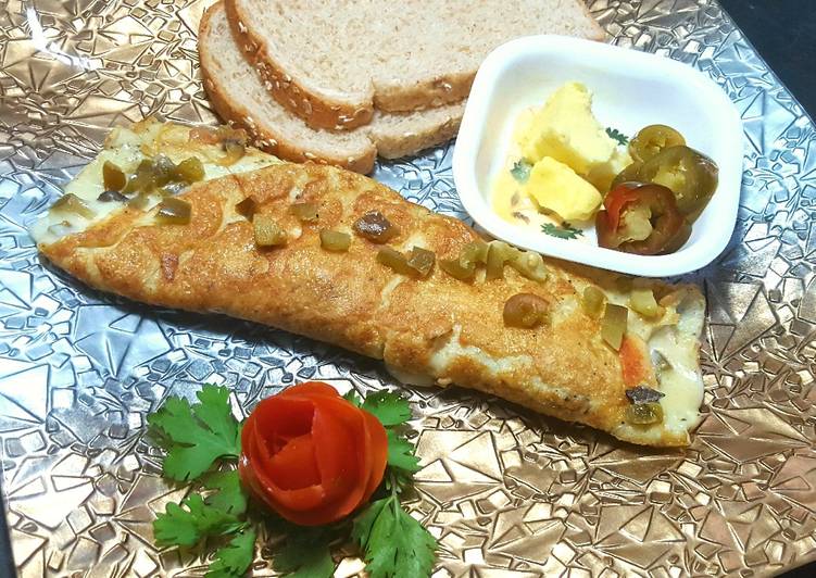 Simple Way to Make Homemade French Cheese Omelette 😋