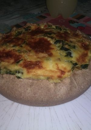 Una foto de Tarta de Espinaca con masa integral