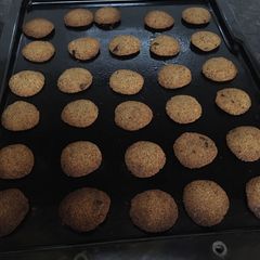 A picture of Sugar free coconut cookies# my debut recipe / healthy.