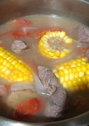 清燉蔬菜牛肉湯 的食譜成品照片