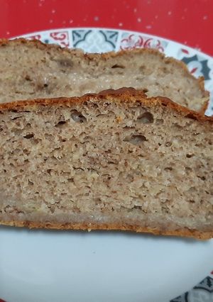 Una foto de Bizcocho integral de banana y crema de orujo, en airfryer