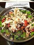My Barley & Chic pea & Chicken Salad. 😘