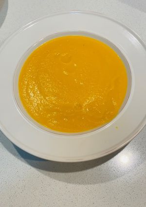 Una foto de Sopa de calabaza