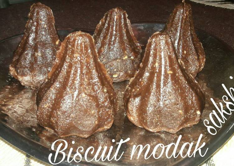 Biscuit cocoa modak