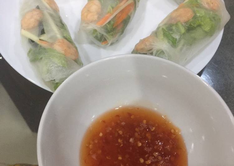 Resep Vietnam roll fresh dan enak, Lezat Sekali