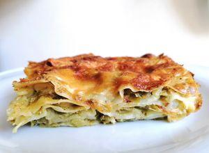 Foto di Lasagne pesto patate e fagiolini