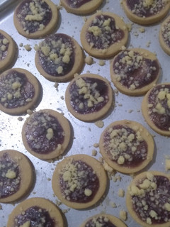 Foto resep Blueberry crumble cookies