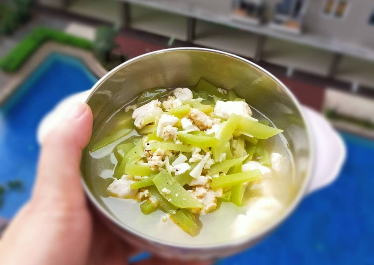 Resep Sayur Labu Tahu - Makanan sehat anak 1 tahun #Joan Kitchen# oleh