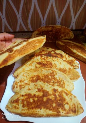 صورة لوصفة فطائر المقلاة
