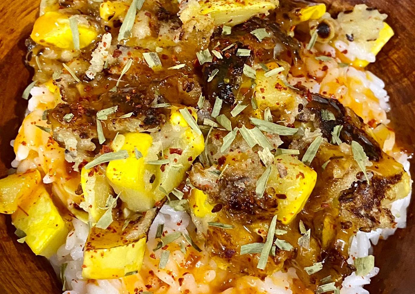Squash Tempura Bowl
