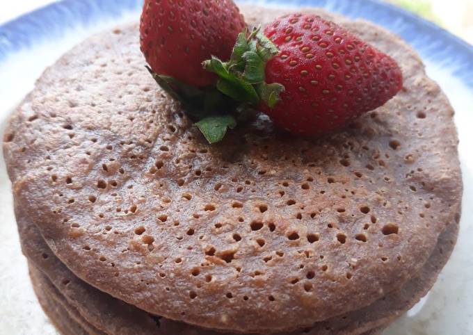 Choco Banana Oat Pancake