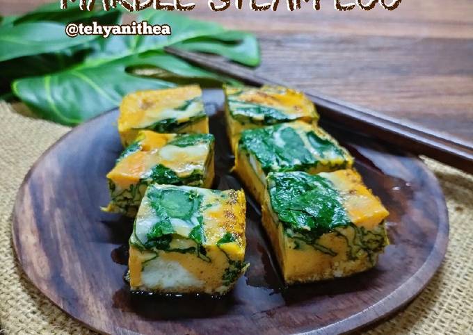 Resep Marble Steam Egg oleh Teh Yanithea - Cookpad