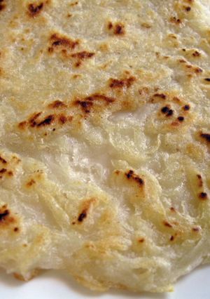 A picture of Potato ‘Oyaki’ Rice Flour Pancakes.