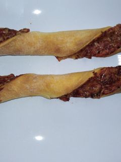Pizzás csavart recept fotója
