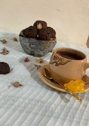 عکسی از دستور شیرینی خرمایی با بیسکویت